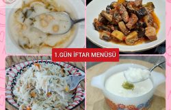 1. Gün İftar Menüsü (2025)