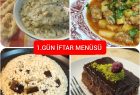 1. Gün İftar Menüsü (2026)