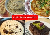 1. Gün İftar Menüsü (2026)
