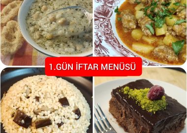 1. Gün İftar Menüsü (2026)