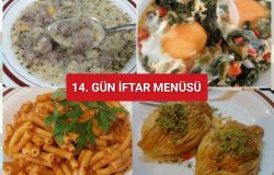 14. Gün İftar Menüsü (2025)