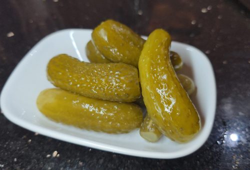 Sirkesiz Limonsuz Tuzlu Kornişon Turşusu