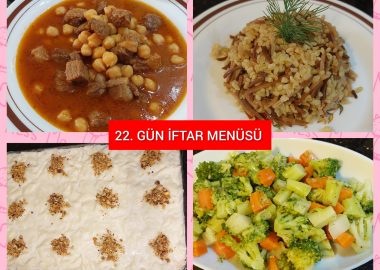 22. Gün İftar Menüsü (2026)
