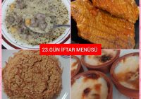 23. Gün İftar Menüsü (2026)