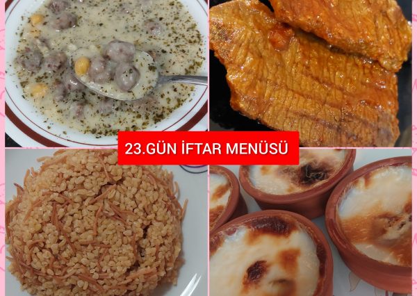 23. Gün İftar Menüsü (2026)