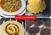 9. Gün İftar Menüsü (2026)