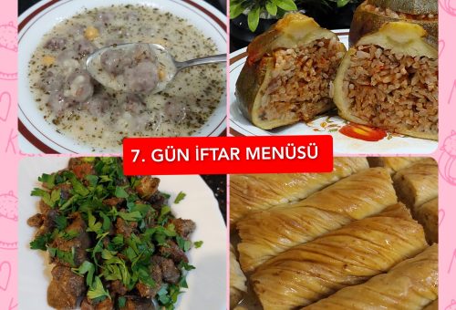 İftar Menüsü 7. GÜN