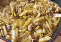 Kuzu Etli Şevketi Bostan Tarifi  (Ege Usulü Lezzetli ve Pratik Yemek)