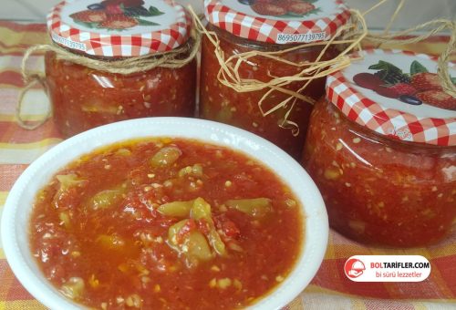 Tatlı ve Acı Biberli Domates Sosu Tarifi | Ev Yapımı Lezzetli Sos Tarifi