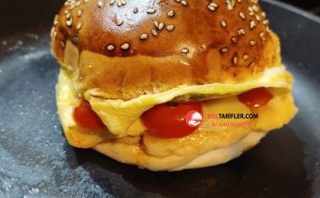 Yumurta Burger (Çırpılmış Yumurtalı)