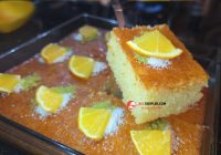 Blenderla Portakallı Revani