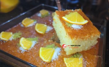 Blenderla Portakallı Revani