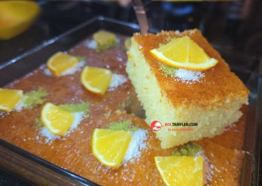 Blenderla Portakallı Revani