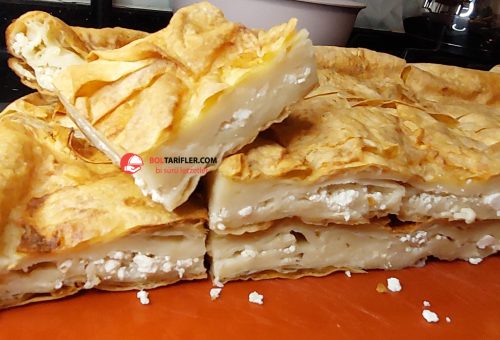 Bol Soslu Yalancı Su Böreği