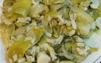 Girit usulü Kabak Sıyırma