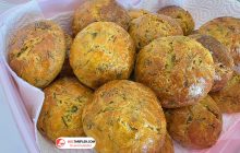 Havuçlu Dereotlu Gevrek Poğaça (Katı Yağsız)