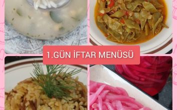 İftar Menüsü 1. GÜN