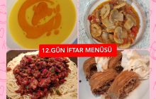 İftar Menüsü 12. GÜN