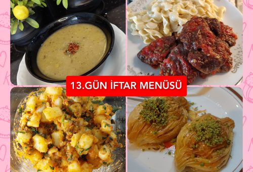 İftar Menüsü 13. GÜN