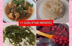 İftar Menüsü 17. Gün