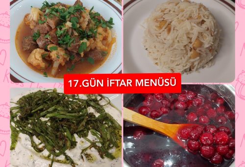 İftar Menüsü 17. Gün