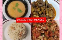 İftar Menüsü 22. GÜN