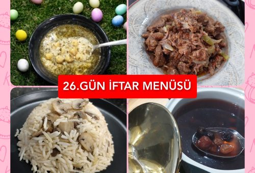 İftar Menüsü 26. GÜN