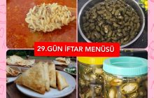 İftar Menüsü 29. GÜN