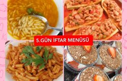 İftar Menüsü 5. GÜN