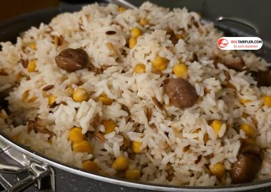 Kestaneli Nohutlu Şehriyeli Pirinç Pilavı