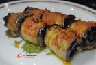 Fırında Kıymalı Patlıcan Sarma