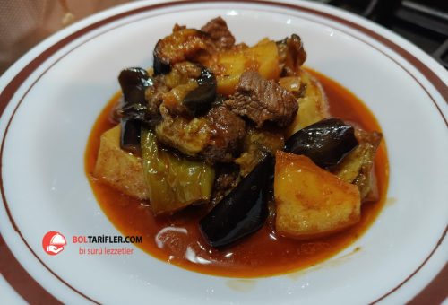 Lokanta Usulü Etli Patlıcan Yemeği