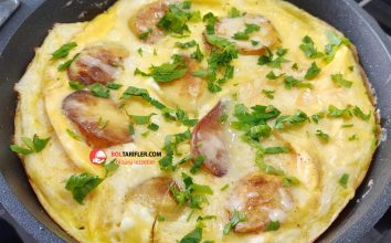 İri Patatesli Omlet