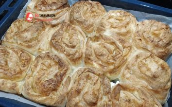 Peynirli Sarma Gül Börek