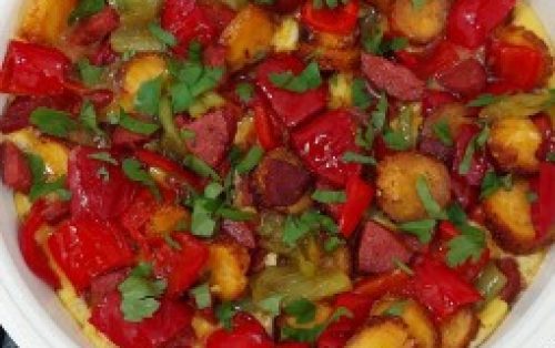 Bayat Simitli sebzeli Omlet