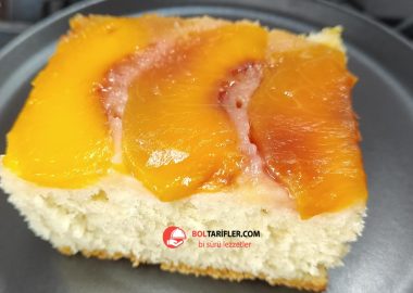 Şeftalili Ters Kek