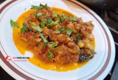 Tavuklu Patlıcan Oturtma