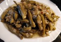 Zeytinyağlı Sakız Bakla Yemeği